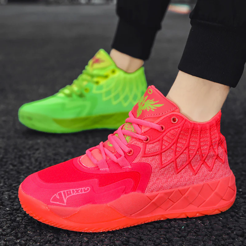 Damen Sportliche Basketball-Sneaker mit atmungsaktiver Oberflächenstruktur und rutschfester Sohle Heidi Mode - Image 7