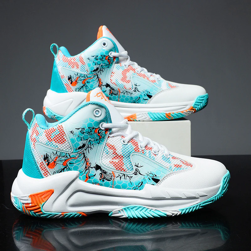 Damen Sportliche Basketball Sneakers mit atmungsaktiver Mesh-Oberfläche Heidi Mode - Image 3