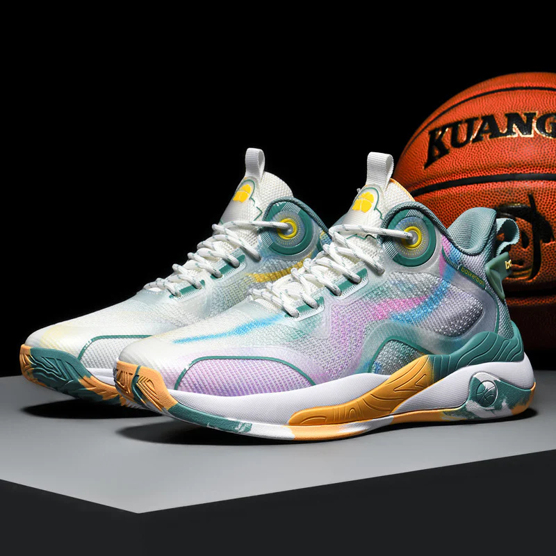Damen Sportliche Basketball Sneakers mit dämpfendem Sohlenprofil und atmungsaktivem Obermaterial Heidi Mode - Image 2