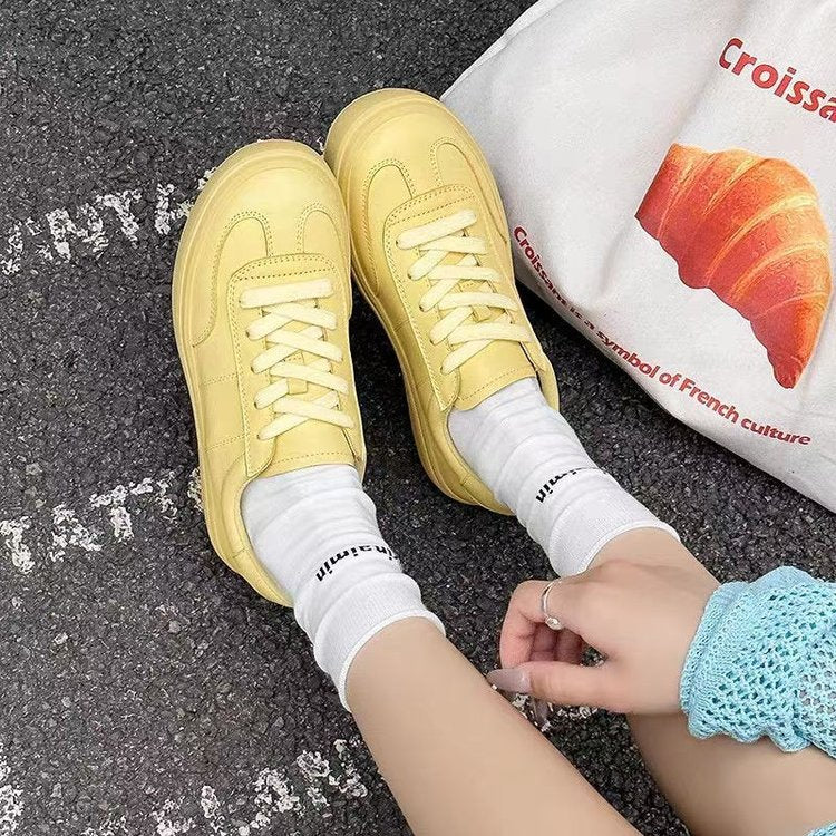 Damen Sportliche Casual-Sneaker mit glänzender Oberfläche Heidi Mode - Image 3
