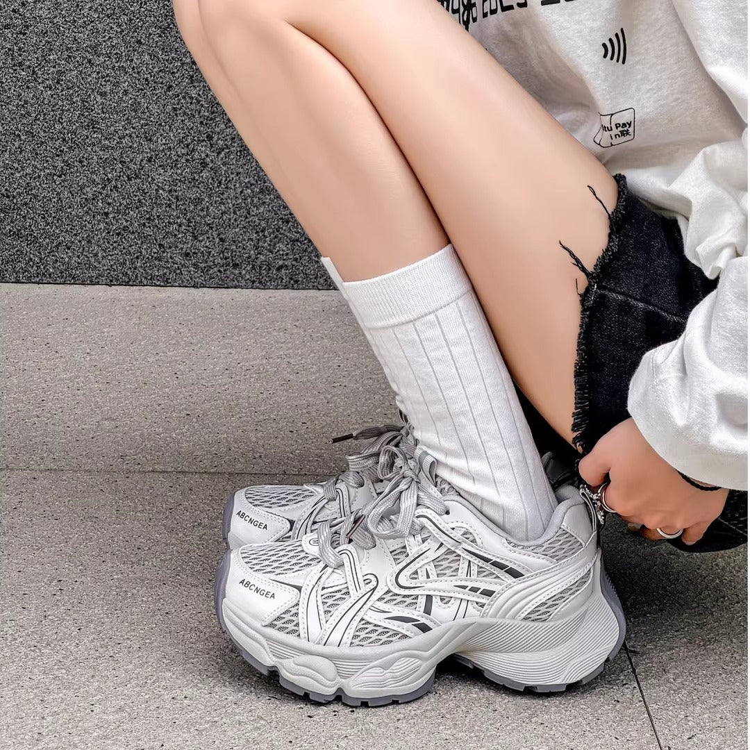 Damen Sportliche Casual Sneakers mit atmungsaktivem Obermaterial und dämpfender Sohle Heidi Mode - Image 8
