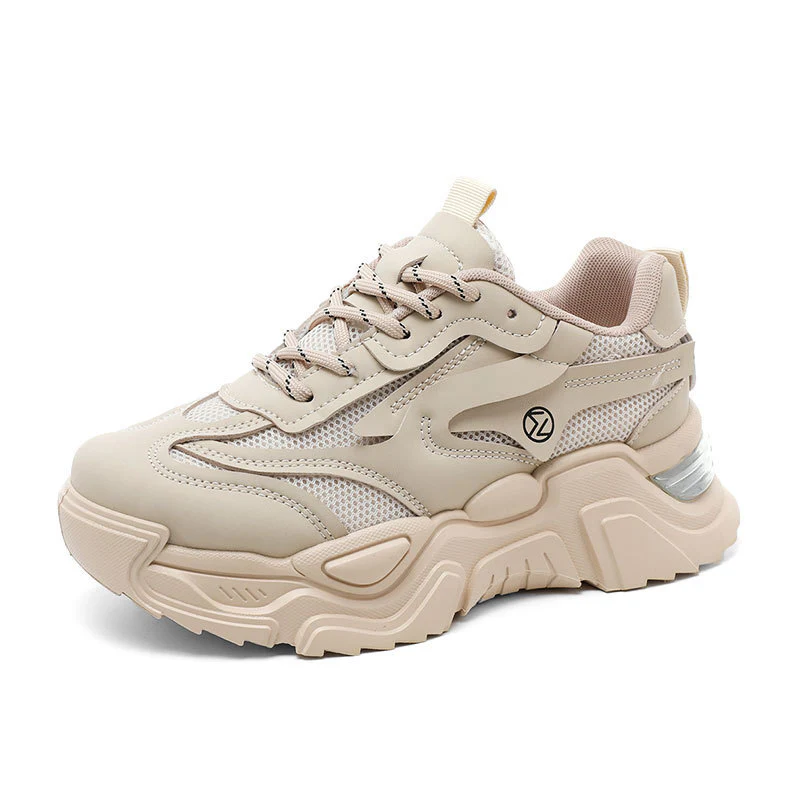 Damen Sportliche Chunky Sneaker mit atmungsaktivem Mesh-Obermaterial Heidi Mode - Image 5
