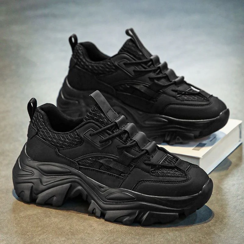 Damen Sportliche Chunky Sneaker mit atmungsaktiver Materialstruktur und rutschfester Gummisohle Heidi Mode - Image 7