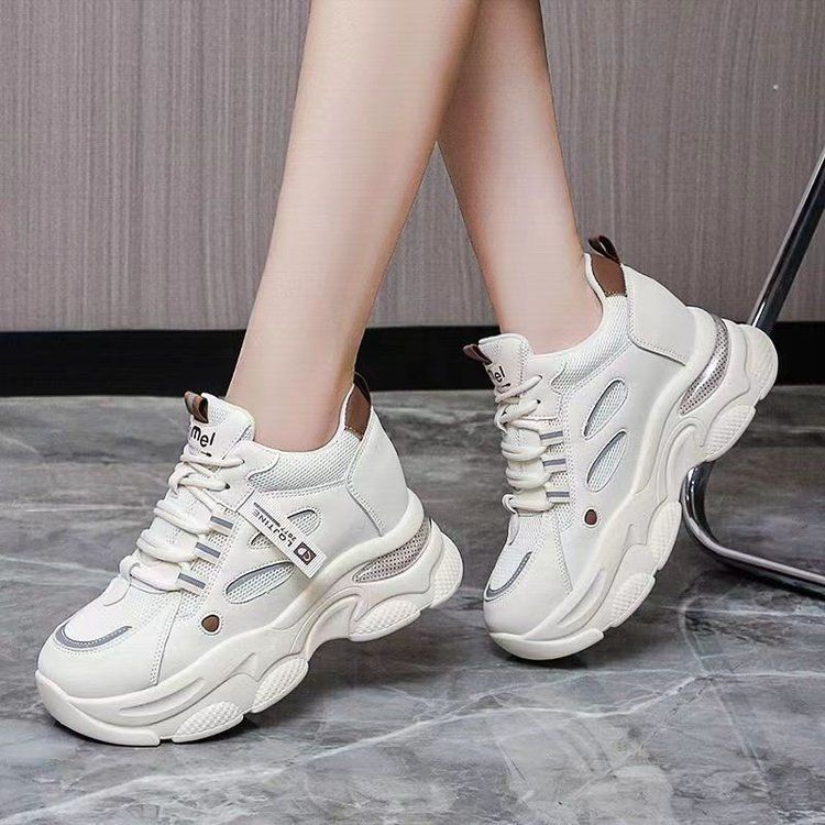 Damen Sportliche Chunky-Sneaker mit atmungsaktiver Mesh-Oberfläche und rutschfester Sohle Heidi Mode - Image 3