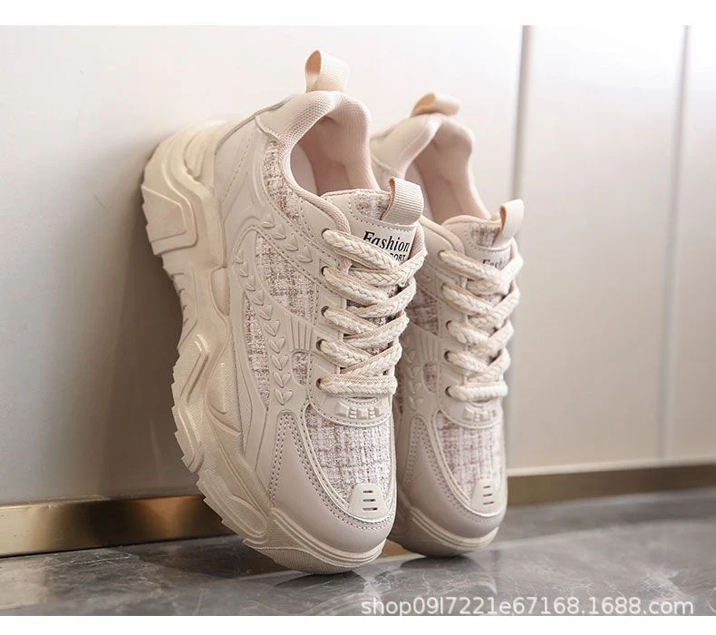 Damen Sportliche Chunky-Sneaker mit atmungsaktiver Oberflächenstruktur und stabiler Dämpfung Heidi Mode - Image 6