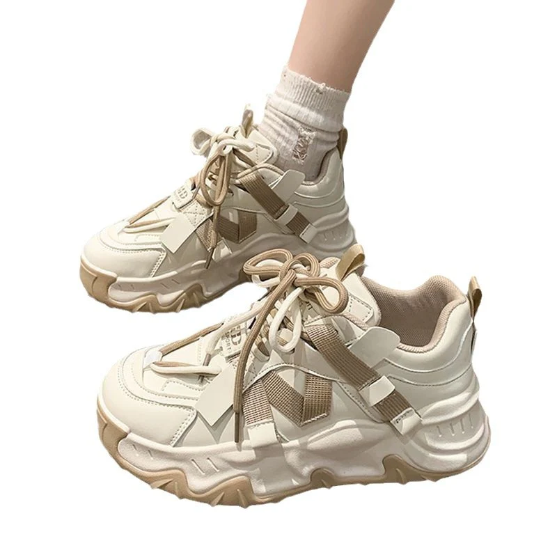 Damen Sportliche Chunky-Sneaker mit auffälligem Design und stabiler Sohle Heidi Mode - Image 5