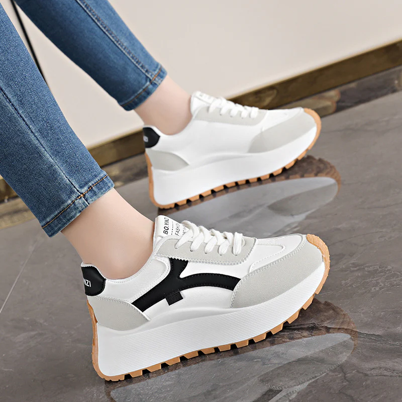 Damen Sportliche Chunky Sneaker mit dämpfender Laufsohle und modischem Design Heidi Mode - Image 3