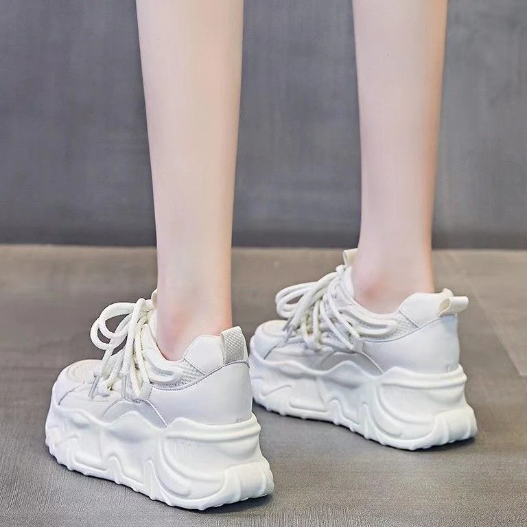Damen Sportliche Chunky-Sneaker mit innovativem Dämpfungssystem und rutschfester Sohle Heidi Mode - Image 3