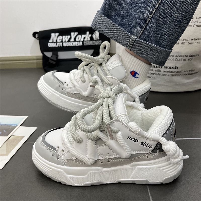 Damen Sportliche Chunky-Sneaker mit innovativem Schnürsystem und rutschfester Sohle Heidi Mode - Image 4