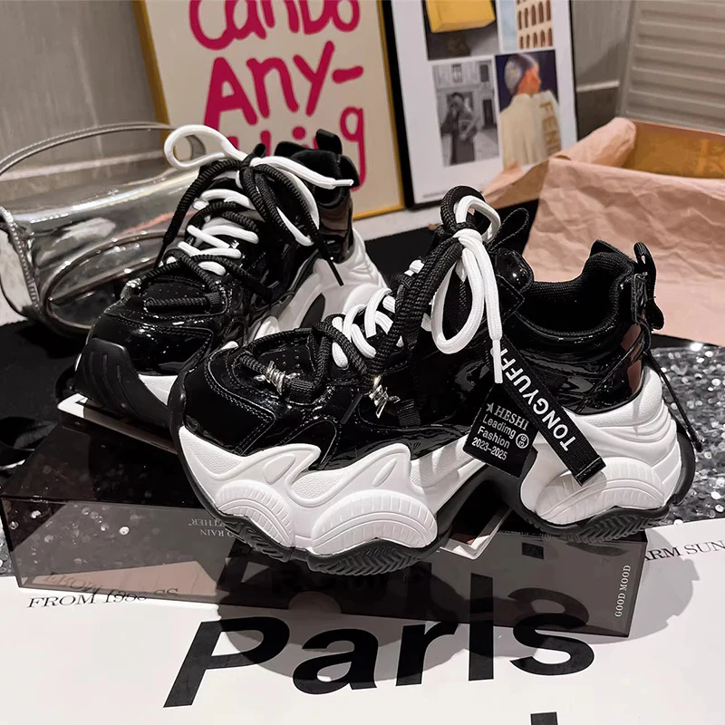 Damen Sportliche Chunky Sneakers mit atmungsaktivem Material und rutschfester Sohle Heidi Mode - Image 2