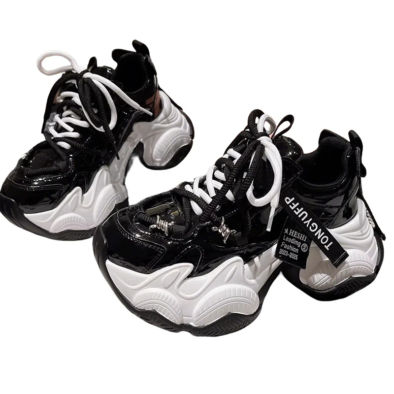 Damen Sportliche Chunky Sneakers mit atmungsaktivem Material und rutschfester Sohle Heidi Mode - Image 5