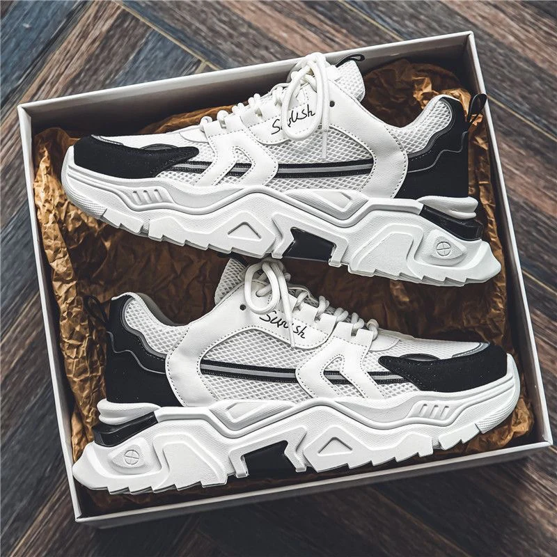 Damen Sportliche Chunky Sneakers mit atmungsaktivem Mesh-Obermaterial und dämpfendem Sohlenprofil Heidi Mode - Image 4