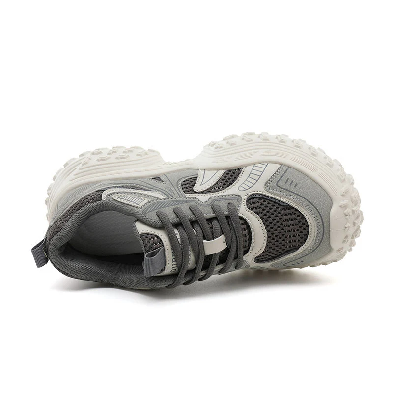 Damen Sportliche Chunky Sneakers mit atmungsaktivem Mesh-Obermaterial und dämpfender Laufsohle Heidi Mode - Image 4