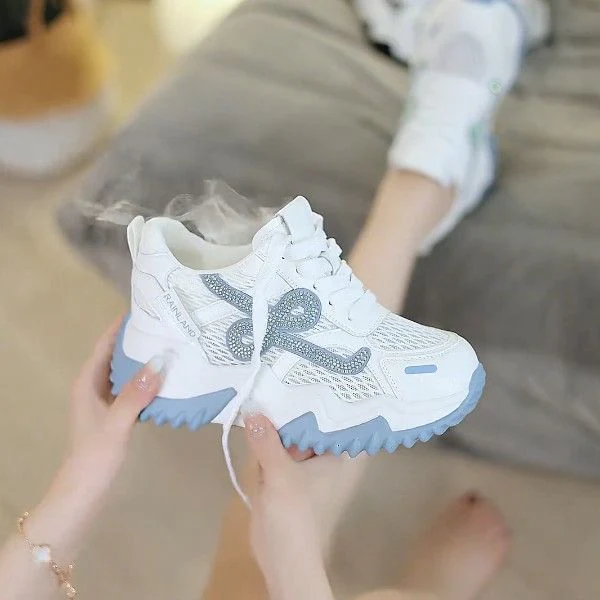 Damen Sportliche Chunky Sneakers mit atmungsaktivem Obermaterial Heidi Mode - Image 2