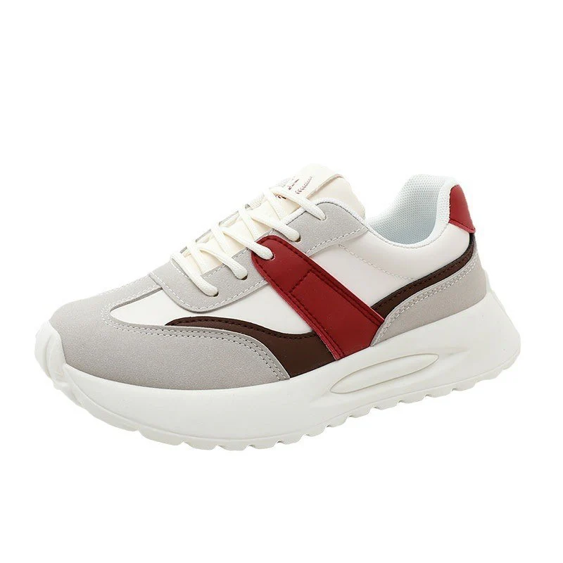 Damen Sportliche Chunky Sneakers mit atmungsaktivem Obermaterial und dämpfender Laufsohle Heidi Mode