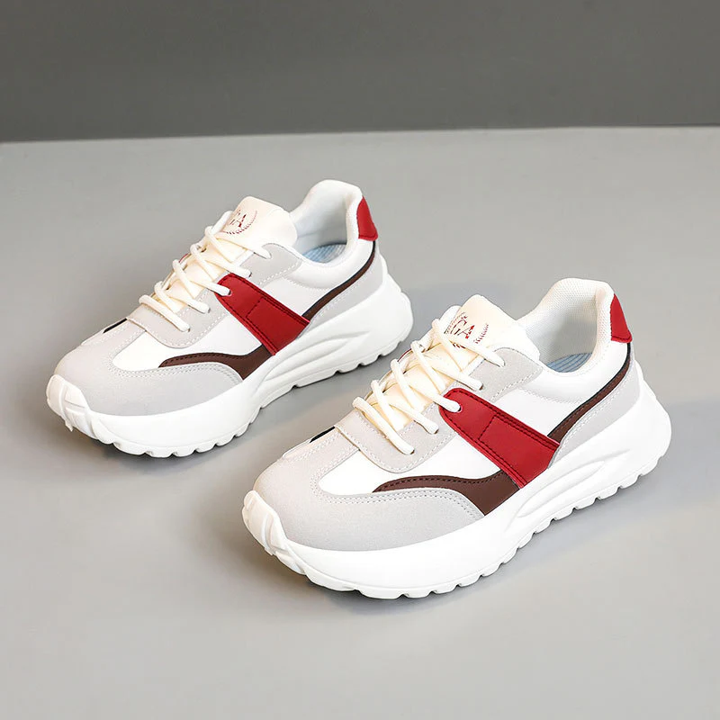 Damen Sportliche Chunky Sneakers mit atmungsaktivem Obermaterial und dämpfender Laufsohle Heidi Mode - Image 8