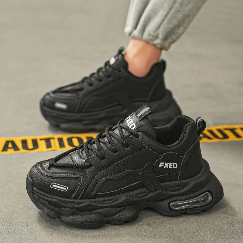 Damen Sportliche Chunky Sneakers mit atmungsaktivem Obermaterial und dämpfender Sohle Heidi Mode - Image 4