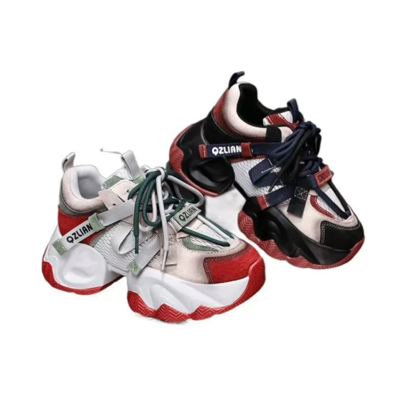 Damen Sportliche Chunky Sneakers mit atmungsaktivem Obermaterial und dämpfender Sohle Heidi Mode - Image 5