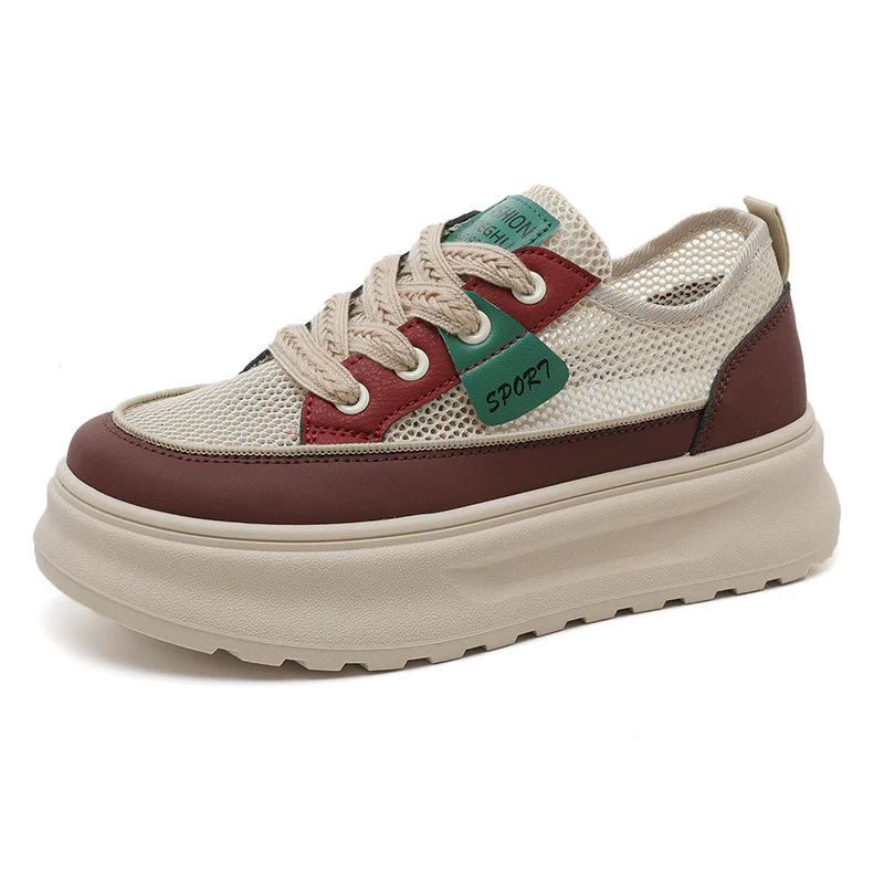 Damen Sportliche Chunky Sneakers mit atmungsaktivem Obermaterial und dämpfender Sohle Heidi Mode - Image 5
