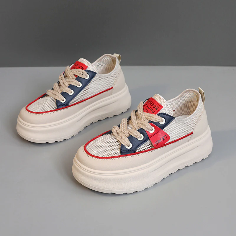 Damen Sportliche Chunky Sneakers mit atmungsaktivem Obermaterial und dämpfender Sohle Heidi Mode - Image 7