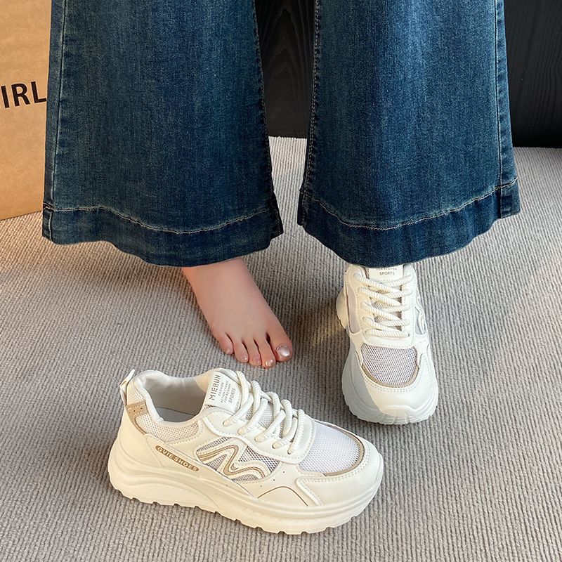 Damen Sportliche Chunky Sneakers mit atmungsaktivem Obermaterial und robustem Profil Heidi Mode - Image 3