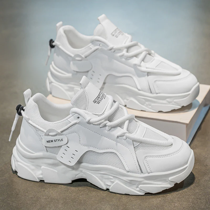 Damen Sportliche Chunky Sneakers mit atmungsaktivem Obermaterial und robuster Sohle Heidi Mode - Image 2