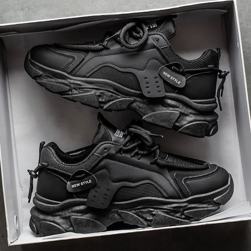 Damen Sportliche Chunky Sneakers mit atmungsaktivem Obermaterial und robuster Sohle Heidi Mode - Image 3