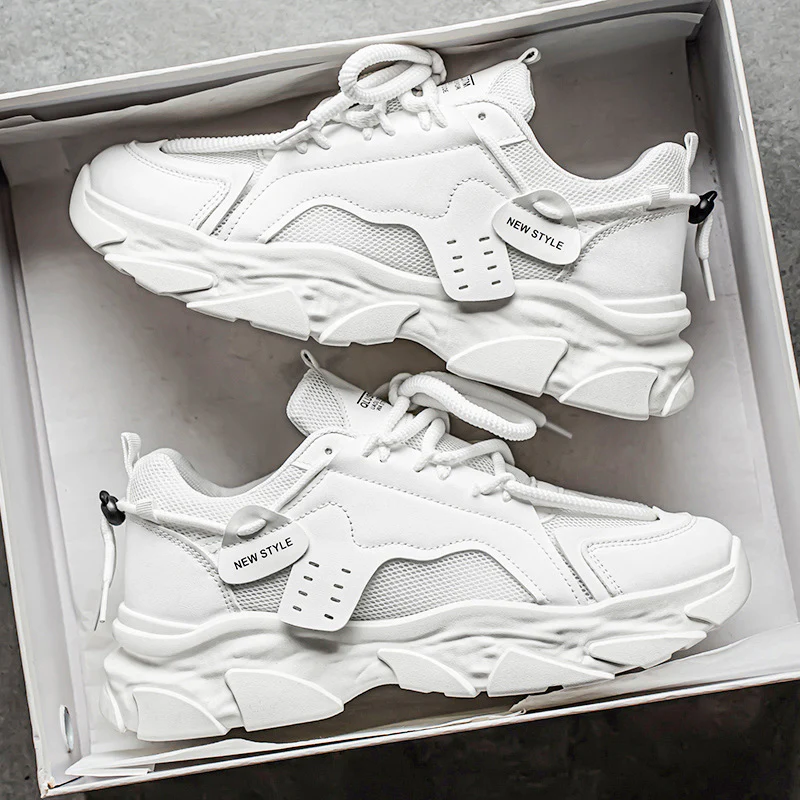 Damen Sportliche Chunky Sneakers mit atmungsaktivem Obermaterial und robuster Sohle Heidi Mode - Image 4