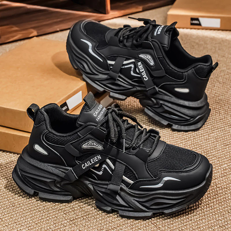 Damen Sportliche Chunky Sneakers mit atmungsaktivem Obermaterial und rutschfestem Sohlenprofil Heidi Mode - Image 6