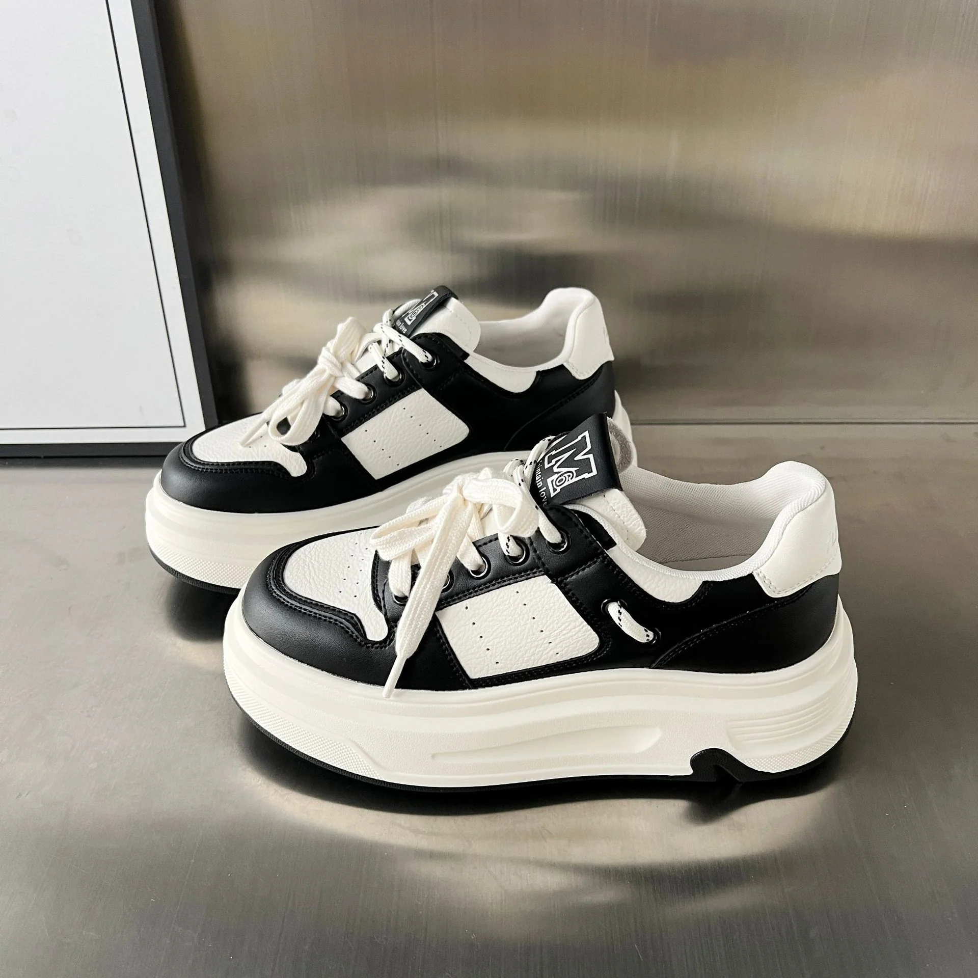 Damen Sportliche Chunky Sneakers mit atmungsaktivem Obermaterial und stabiler Sohle Heidi Mode