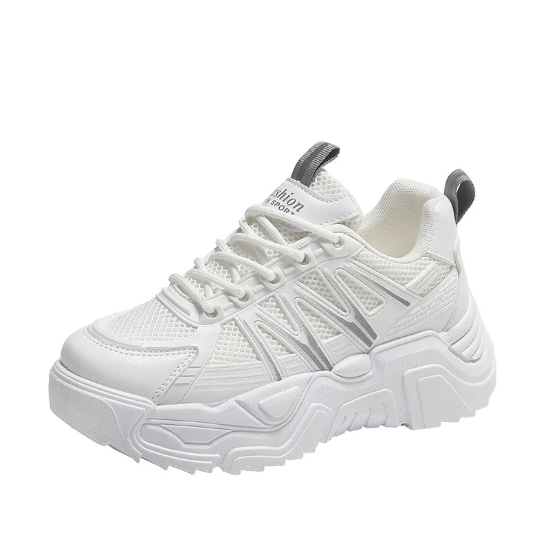 Damen Sportliche Chunky Sneakers mit atmungsaktiver Mesh-Oberfläche Heidi Mode - Image 6