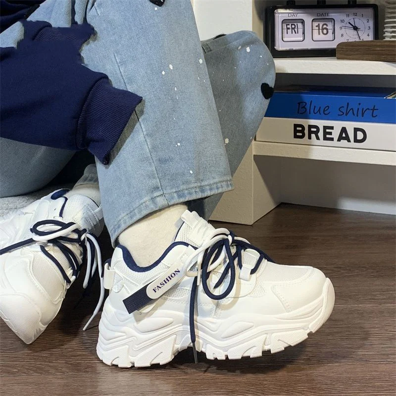 Damen Sportliche Chunky Sneakers mit atmungsaktiver Mesh-Oberfläche und bequemer Dämpfung Heidi Mode - Image 4