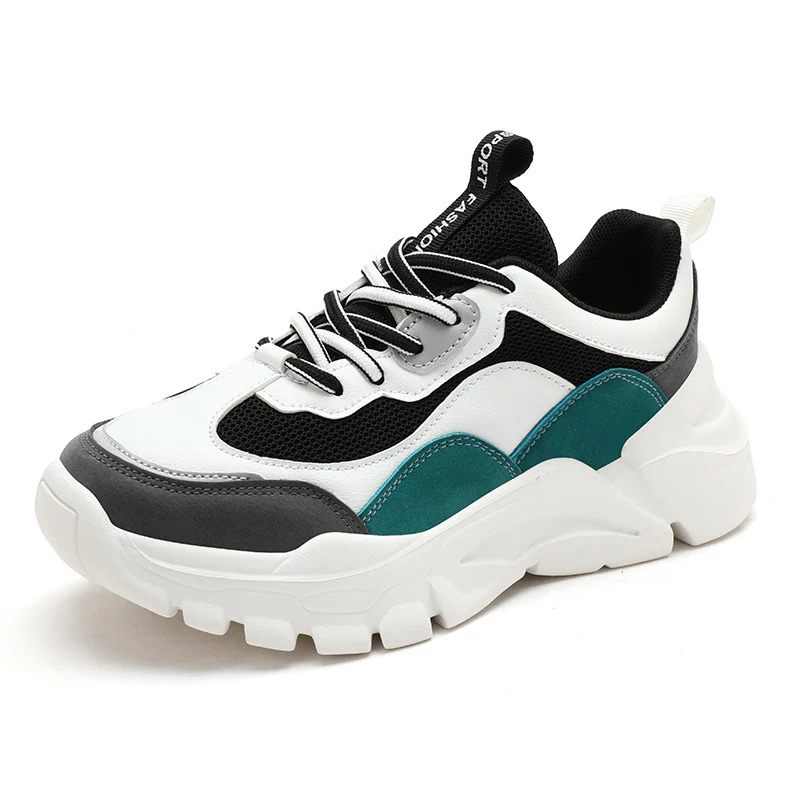 Damen Sportliche Chunky Sneakers mit atmungsaktiver Mesh-Oberfläche und dämpfender Sohle Heidi Mode - Image 7