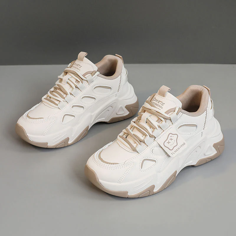 Damen Sportliche Chunky Sneakers mit atmungsaktiver Mesh-Oberfläche und dämpfender Sohle Heidi Mode - Image 7
