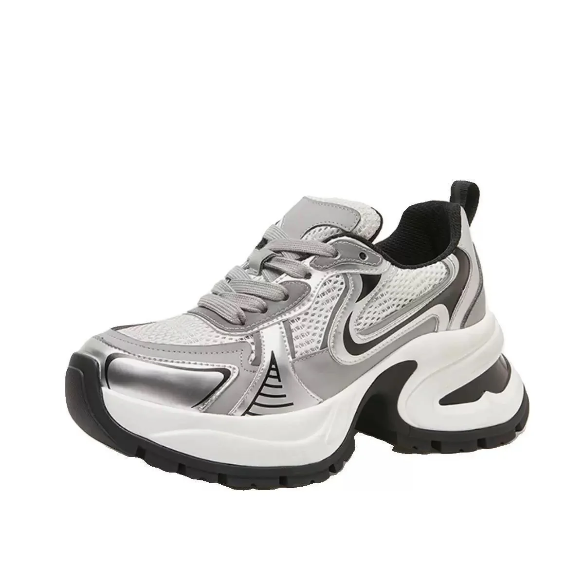 Damen Sportliche Chunky Sneakers mit atmungsaktiver Mesh-Oberfläche und ergonomischer Dämpfung Heidi Mode - Image 6