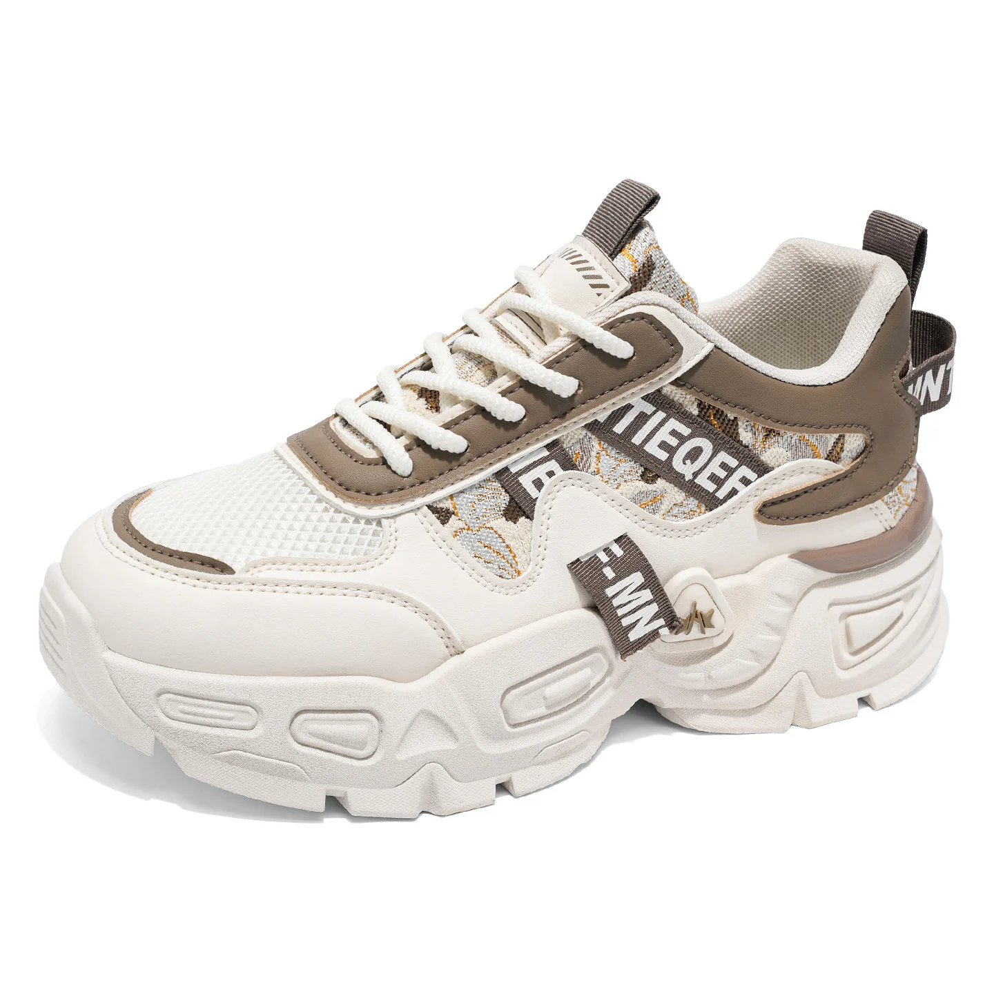 Damen Sportliche Chunky Sneakers mit atmungsaktiver Mesh-Oberfläche und modischen Akzenten Heidi Mode - Image 5