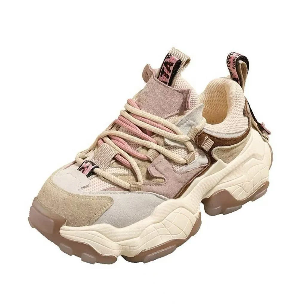 Damen Sportliche Chunky Sneakers mit atmungsaktiver Mesh-Oberfläche und robustem Sohlenprofil Heidi Mode - Image 5