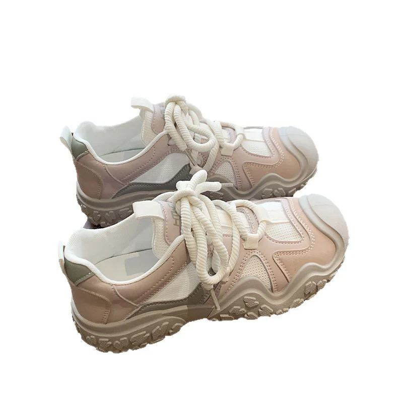 Damen Sportliche Chunky Sneakers mit atmungsaktiver Mesh-Oberfläche und rutschfester Sohle Heidi Mode - Image 5