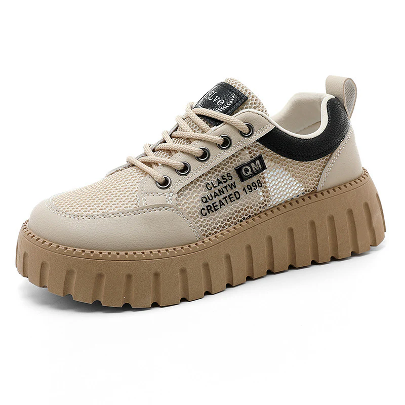 Damen Sportliche Chunky Sneakers mit atmungsaktiver Mesh-Oberfläche und strapazierfähigem Sohlenprofil Heidi Mode - Image 5