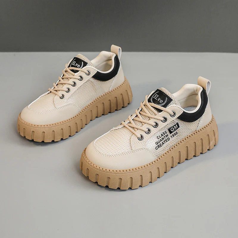 Damen Sportliche Chunky Sneakers mit atmungsaktiver Mesh-Oberfläche und strapazierfähigem Sohlenprofil Heidi Mode - Image 6