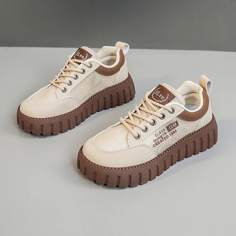 Damen Sportliche Chunky Sneakers mit atmungsaktiver Mesh-Oberfläche und strapazierfähigem Sohlenprofil Heidi Mode - Image 7