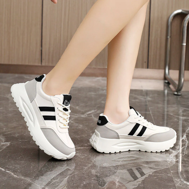 Damen Sportliche Chunky Sneakers mit atmungsaktiver Oberfläche und erstklassiger Dämpfung Heidi Mode - Image 4