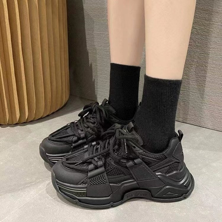 Damen Sportliche chunky Sneakers mit atmungsaktiver Oberflächenstruktur Heidi Mode - Image 3