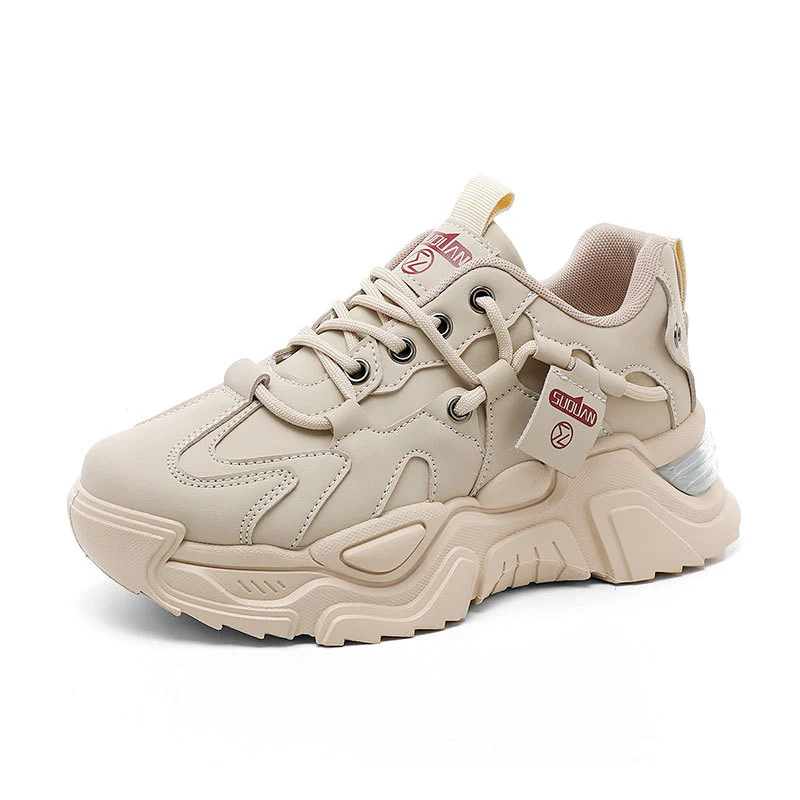 Damen Sportliche Chunky Sneakers mit atmungsaktiver Polsterung Heidi Mode