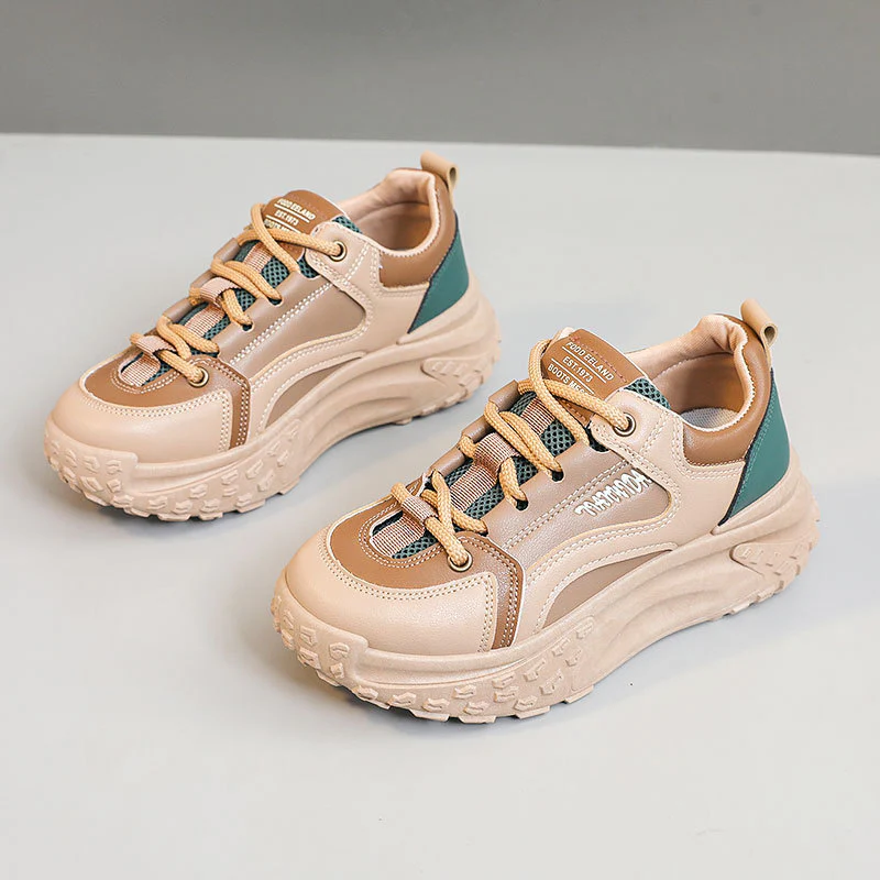 Damen Sportliche Chunky Sneakers mit atmungsaktiver Struktur Heidi Mode - Image 2