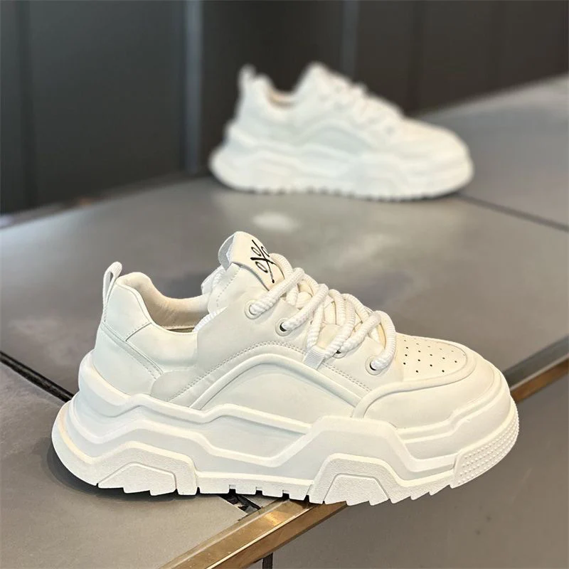 Damen Sportliche Chunky Sneakers mit ausgeprägtem Profil und atmungsaktiver Obermaterialstruktur Heidi Mode - Image 6