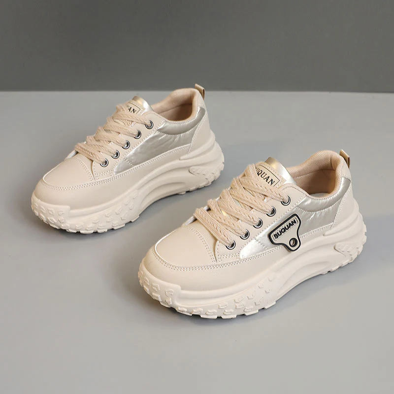 Damen Sportliche Chunky Sneakers mit dämpfender Laufsohle und atmungsaktivem Mesh-Obermaterial Heidi Mode