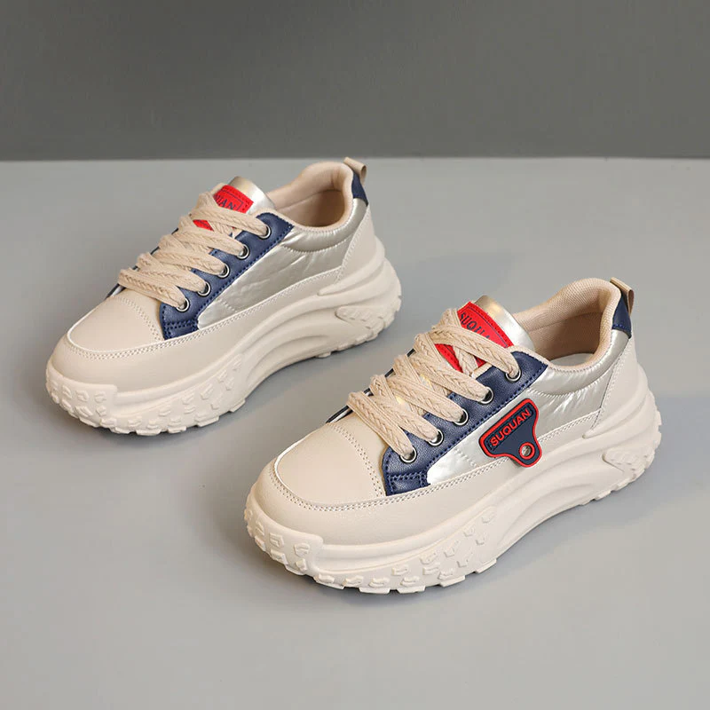 Damen Sportliche Chunky Sneakers mit dämpfender Laufsohle und atmungsaktivem Mesh-Obermaterial Heidi Mode - Image 2