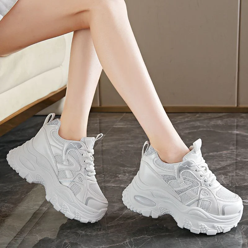 Damen Sportliche Chunky Sneakers mit dämpfender Sohle Heidi Mode - Image 4