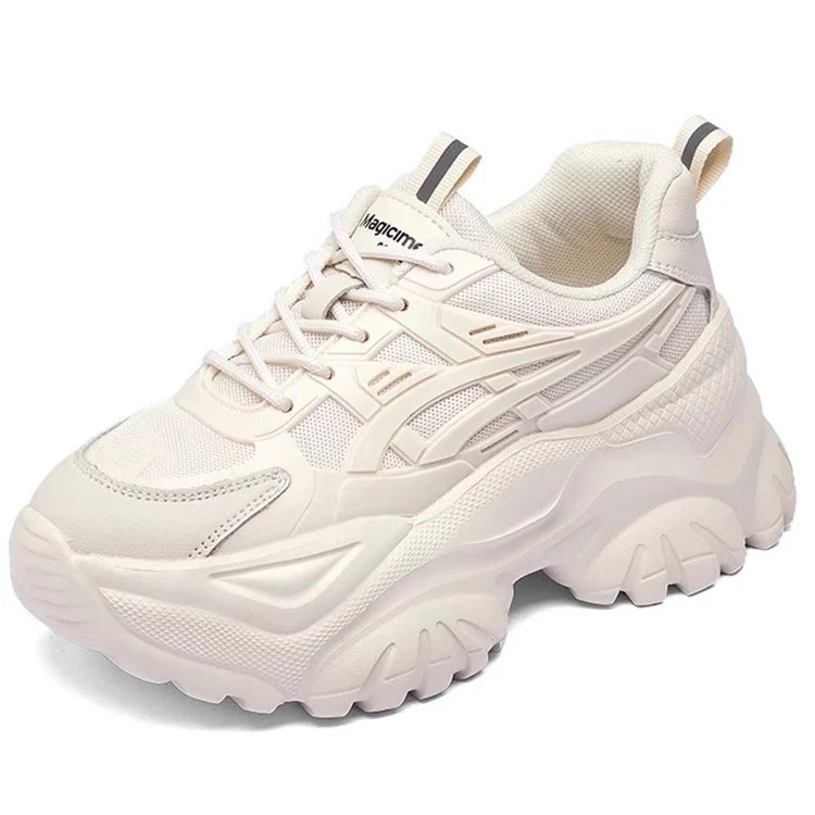Damen Sportliche Chunky Sneakers mit dämpfender Sohle und atmungsaktiver Obermaterialstruktur Heidi Mode - Image 5